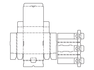 ラーメン式+仕切 [201×209×62mm]