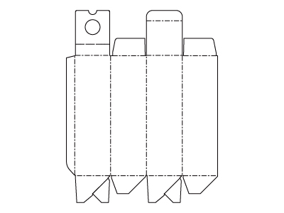 酒700ml～750mlカートン箱 [87×87×291mm]  貼合有