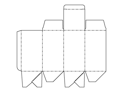 瓶向け ワンタッチ底箱[76×76×147mm]