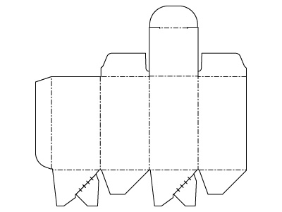 瓶向け ワンタッチ底箱[46×46×88mm]