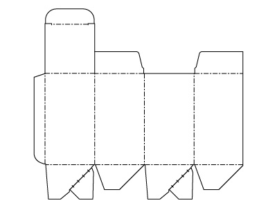 瓶向け ワンタッチ底箱[68×68×125mm]