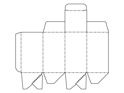 瓶向け ワンタッチ底箱[60×60×111mm]
