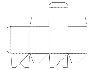 瓶向け ワンタッチ底箱[78×78×112mm]