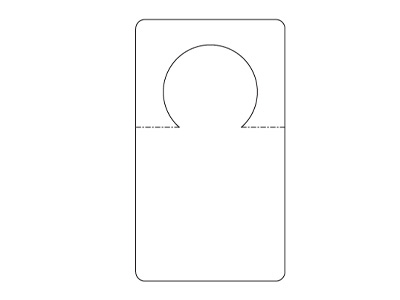 酒ボトル向け 首かけ　[65×114mm]（穴：36mm）