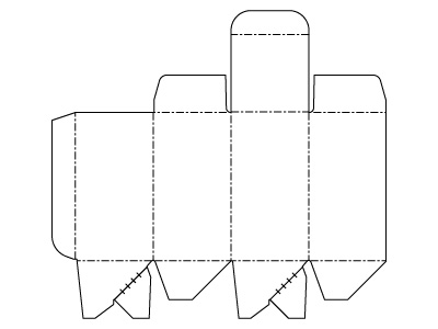 瓶向け ワンタッチ底箱[50×50×95mm]