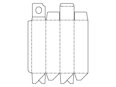 酒700ml～750mlカートン箱 [77×77×289mm]