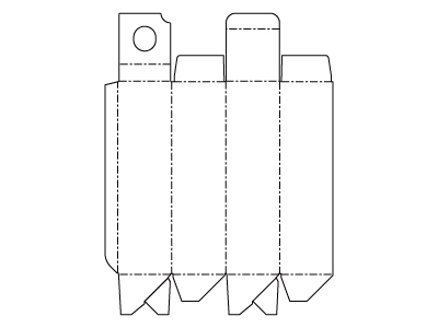 酒700ml～750mlカートン箱 [85.5×85.5×306mm]  貼合有